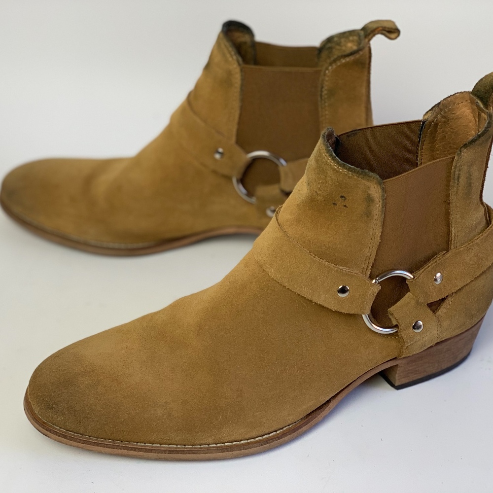 Topman Chelsea Boots Suede Mens 8.5 / 41